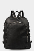 Double compartment leather backpack | DBP06