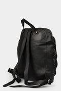 Double compartment leather backpack | DBP06