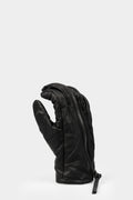 D-Hygen | AW25 - Leather zip gloves, ST108-0125A