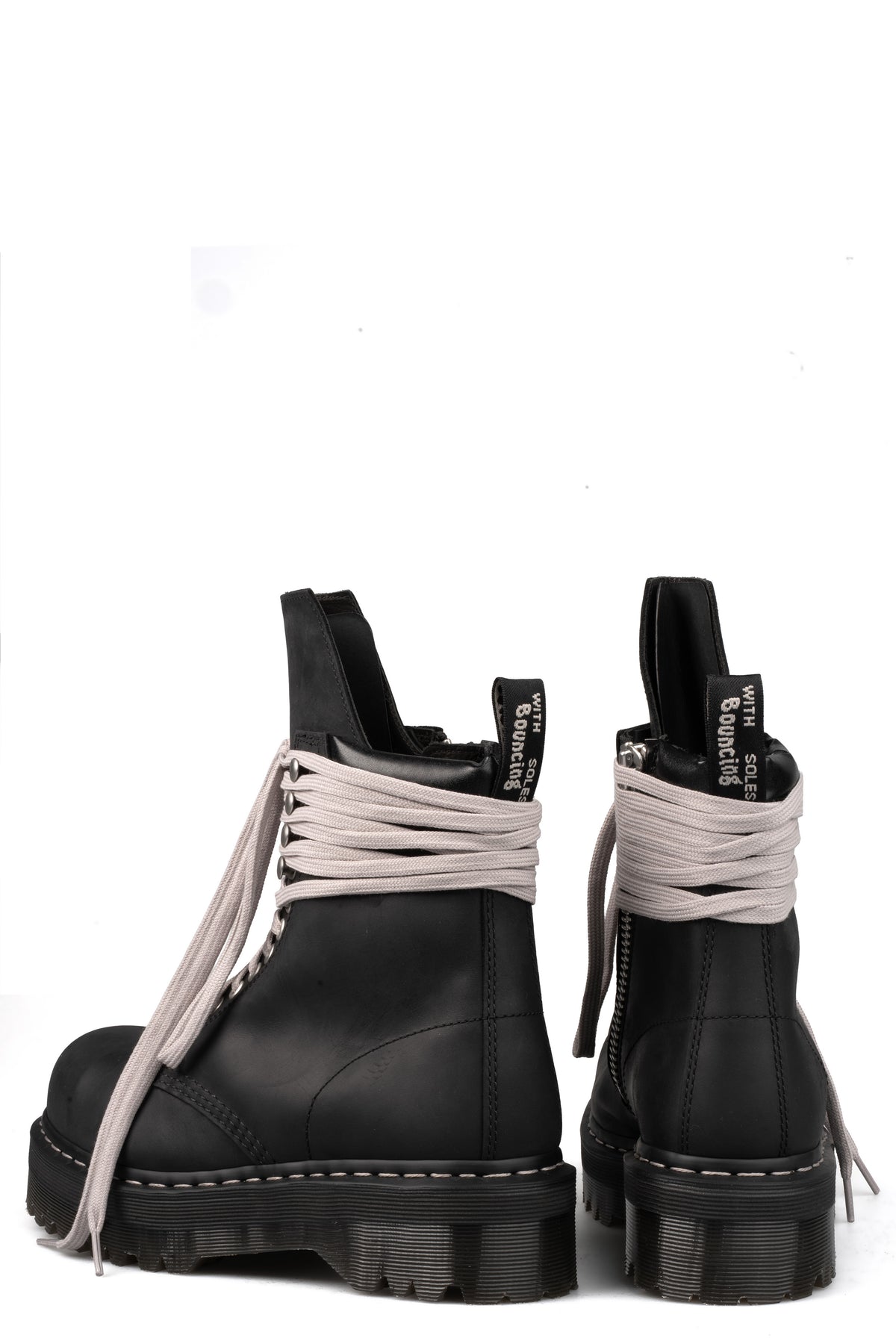 Rick Owens | AW26 - Dr. Martens quad sole steel toe nubuck boot DM02F1813