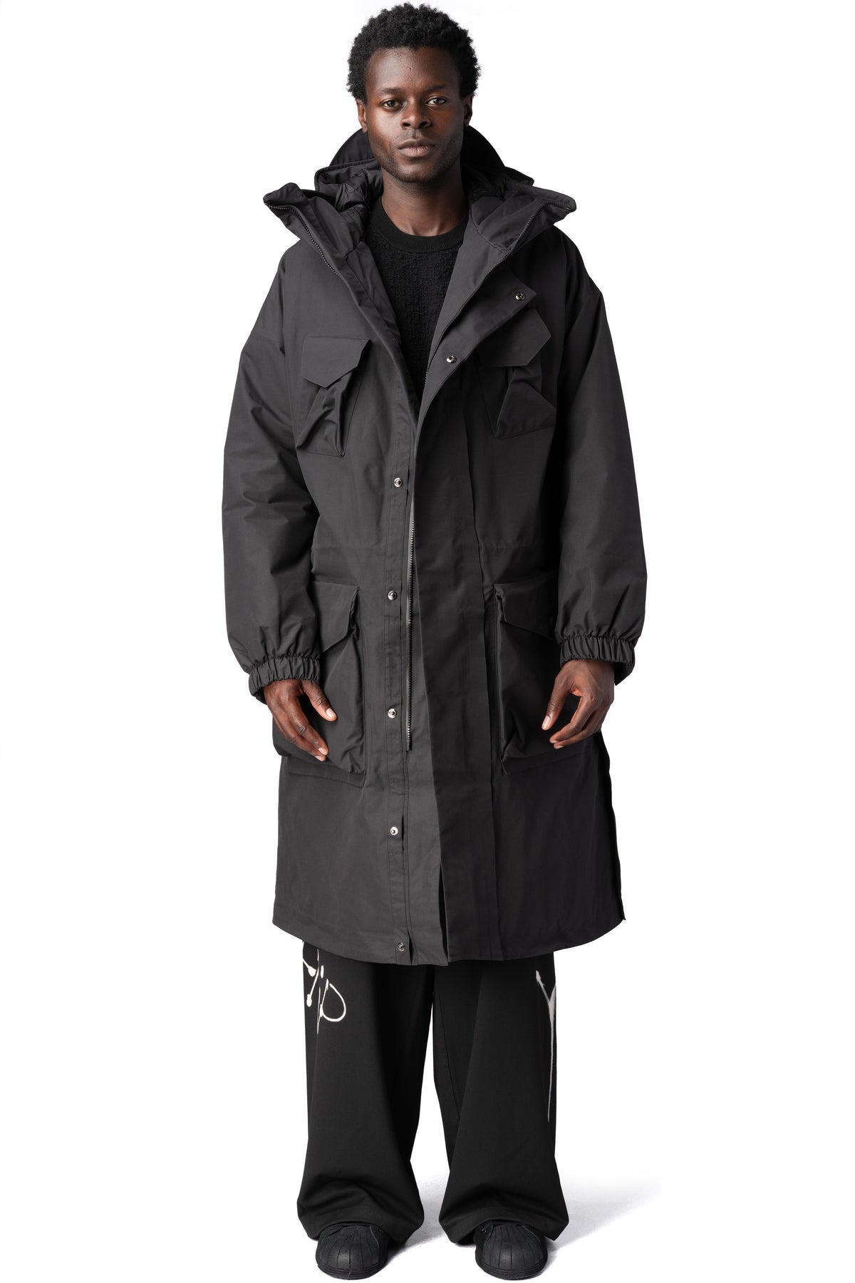 Y-3 | AW26 - GTX padded hooded coat, Black KR1097