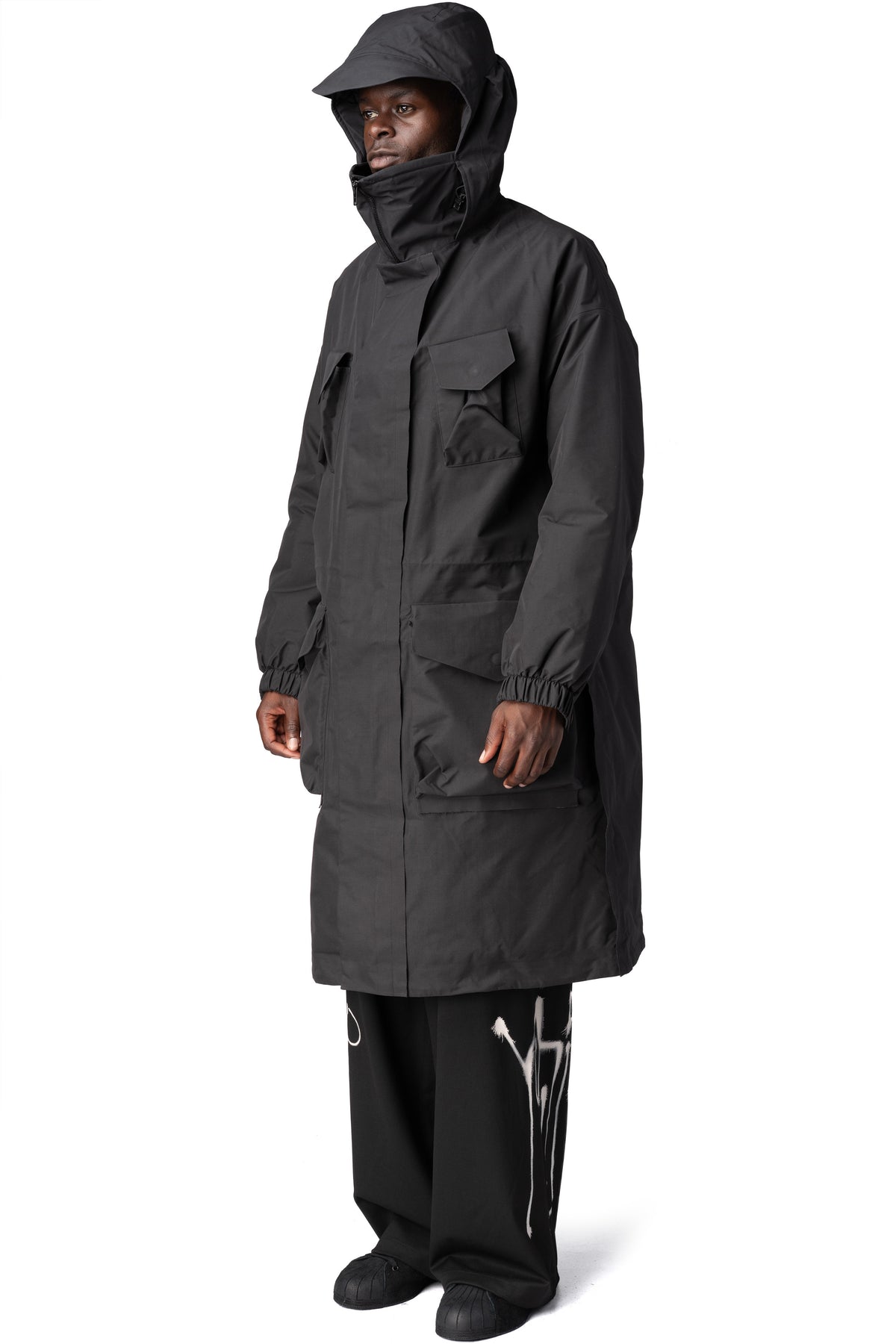Y-3 | AW26 - GTX padded hooded coat, Black KR1097