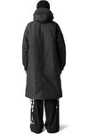 GTX padded hooded coat, Black