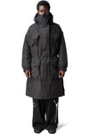 GTX padded hooded coat, Black