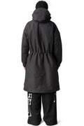 GTX padded hooded coat, Black