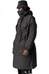 GTX padded hooded coat, Black