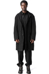 Shrink wool shop coat, Black