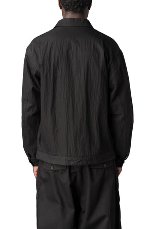 Y's Yohji Yamamoto | AW26 - Chest pocket weather cloth blouson, Black MW-Y04-003