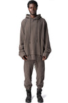 Cotton hoodie, Mushroom Brown