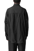 Wool cashmere blazer with hoodie, Black