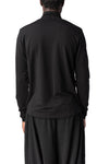 Regular stretch bamboo turtleneck, Black