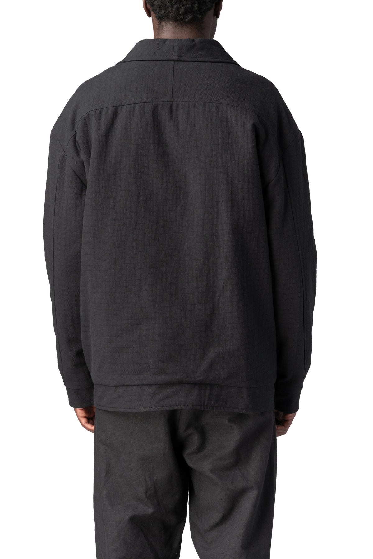 La Haine Inside Us | AW26 - Comfort padded textured cotton jacket, Black M1365