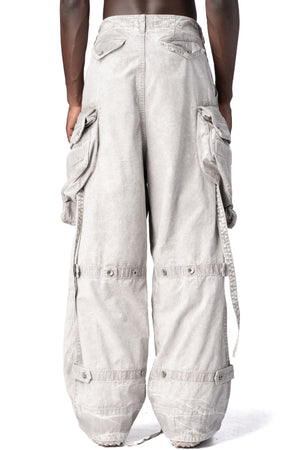Julius_7 | AW26 - Wide cargo trousers, Plaster 957PAM16-PL