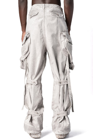Julius_7 | AW26 - Wide cargo trousers, Plaster 957PAM16-PL