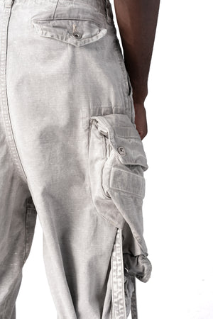 Julius_7 | AW26 - Wide cargo trousers, Plaster 957PAM16-PL