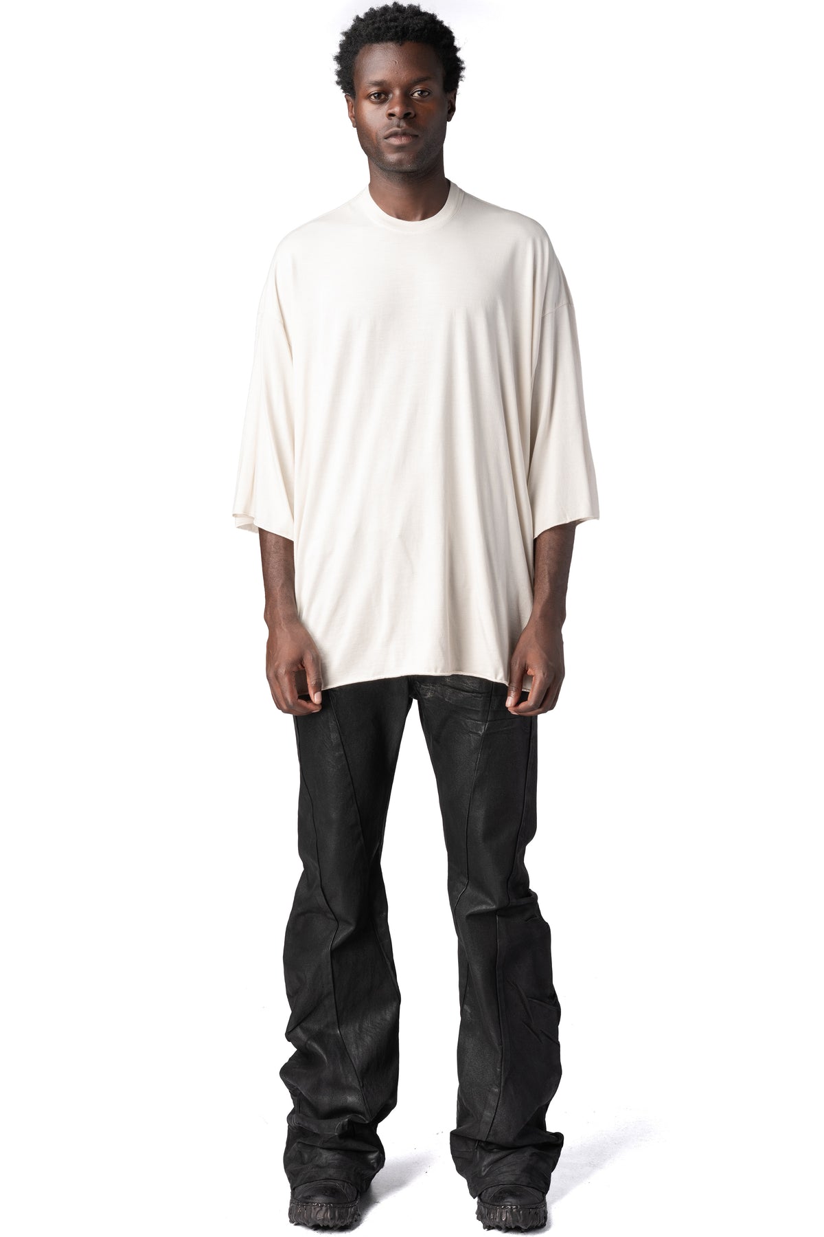 Julius_7 | AW26 - Oversized modal jersey T-shirt, Off White 957CUM19