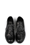 Wrinkled calfskin derbies