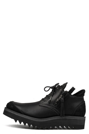 Horsehide boots, Black