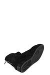 Nizzastar high top reversed leather sneaker, Black