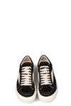 Vintage Sneaks denim sneakers, Black/Milk/Milk