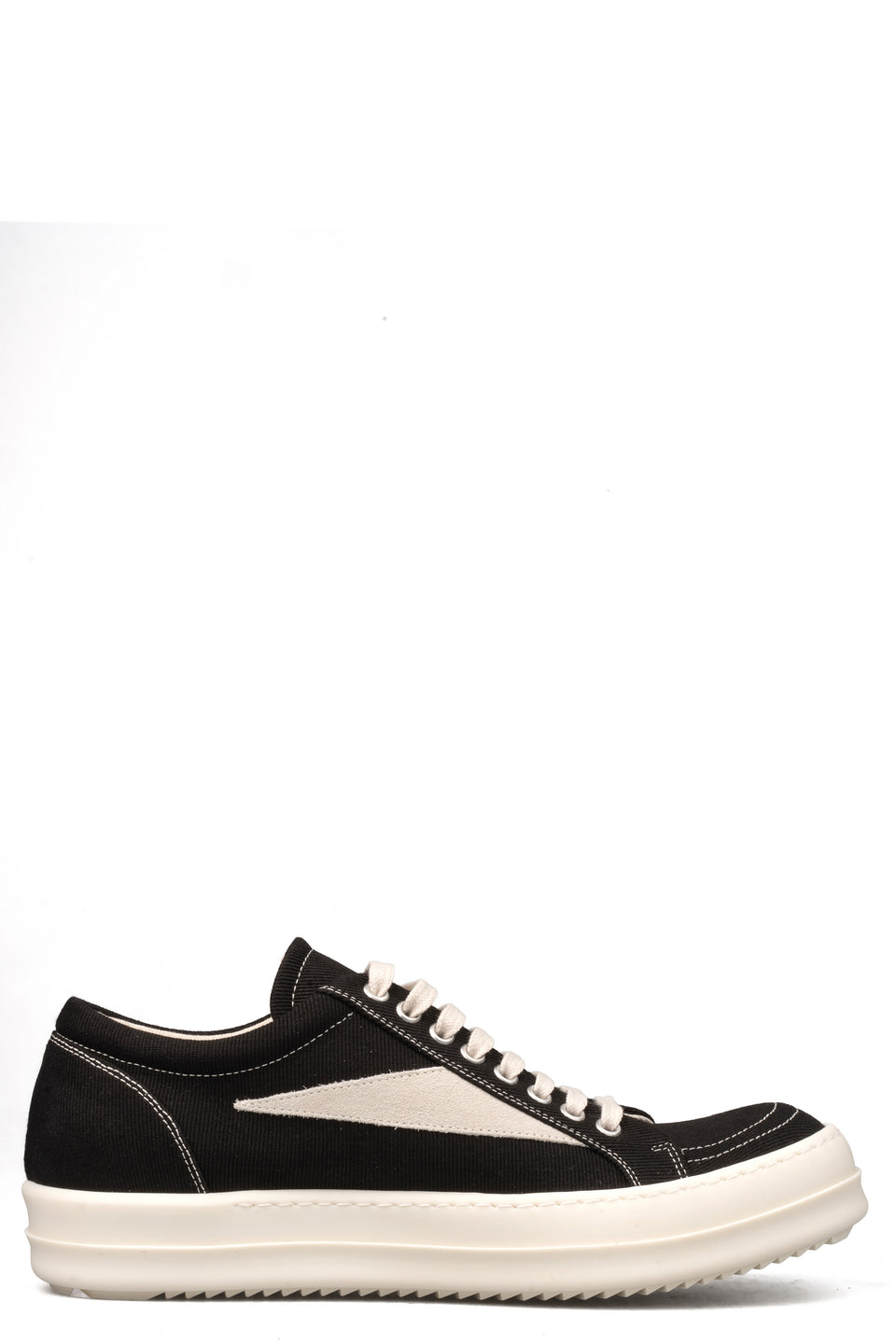 Vintage Sneaks denim sneakers, Black/Milk/Milk
