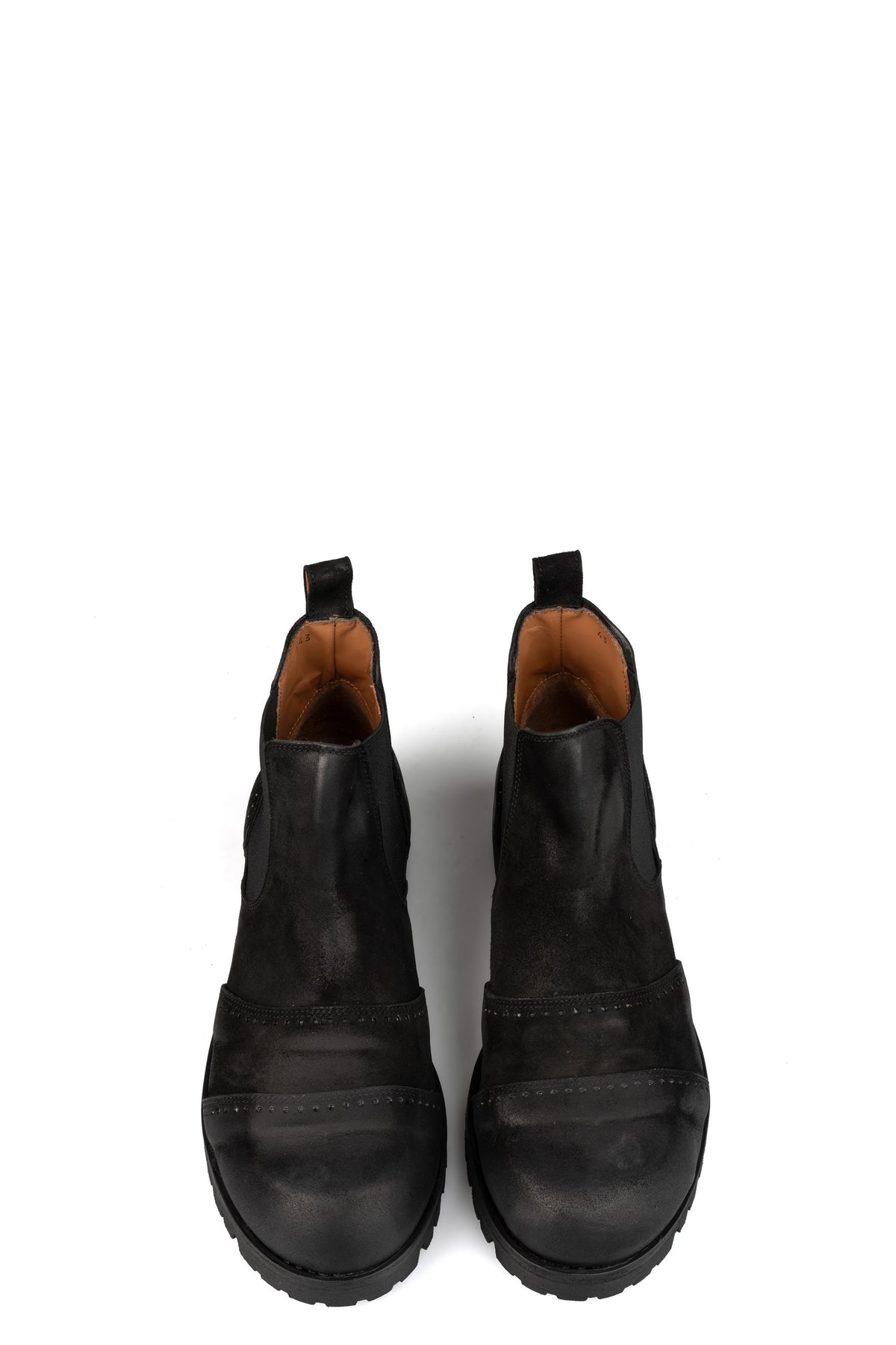 Mid boots with spats