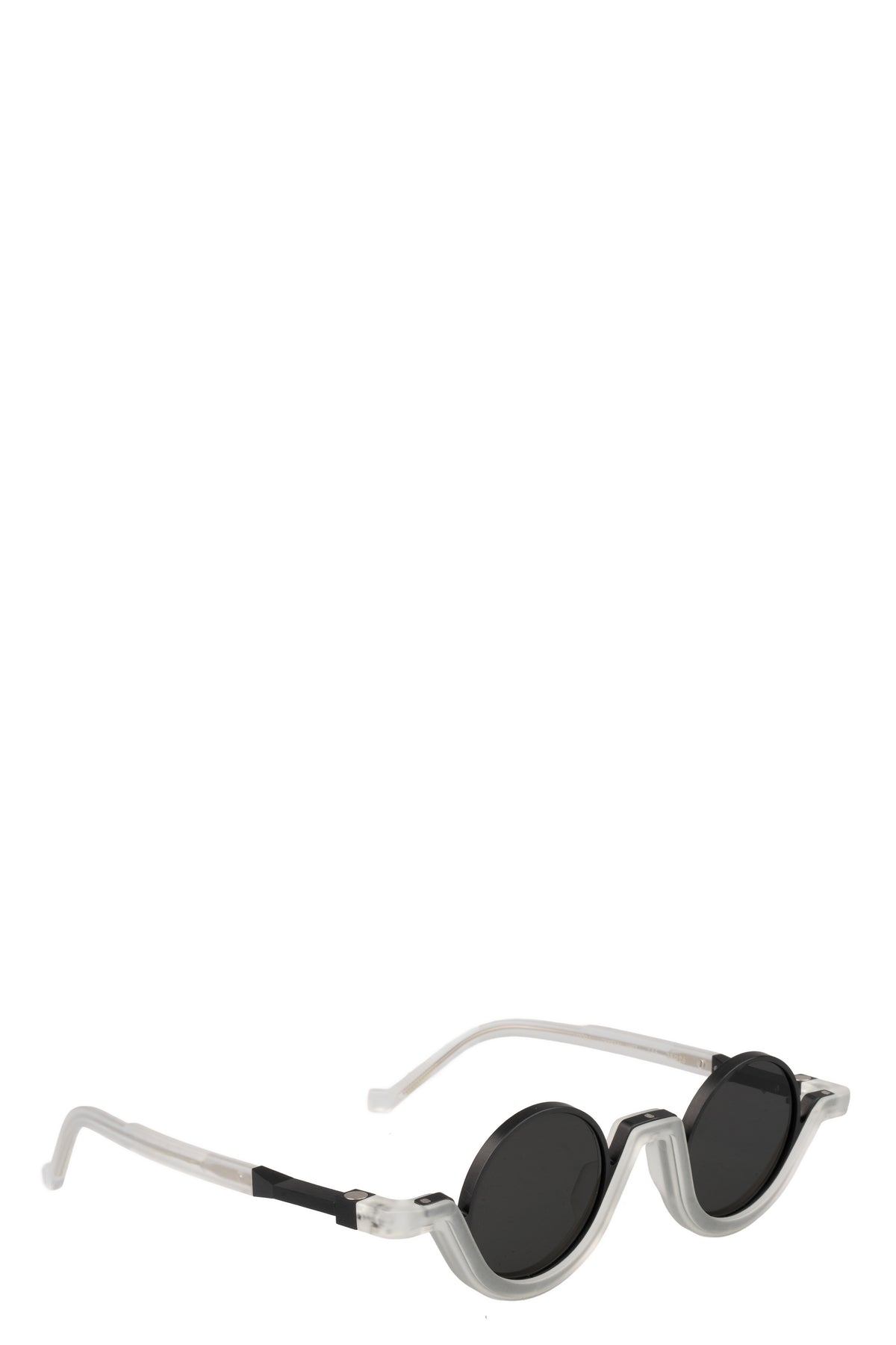 CL0024 x Raster Square Sunglasses, Crystal Matte