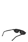 BL0049 Round Sunglasses, Black Matte