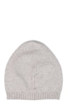 Ribbed knit wool blend hat, Gray Nebbia