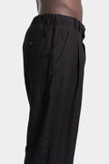 Forme D'Expression | AW25 - Structured wool tucked loose pull-on pants UP032 MTVB
