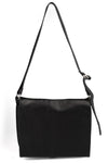 Calfskin leather square crossbody bag