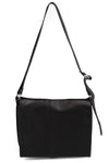 Calfskin leather square crossbody bag