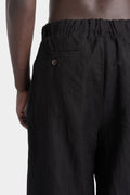 Forme D'Expression | AW25 - Structured wool tucked loose pull-on pants UP032 MTVB