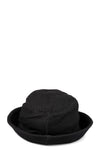 Skewed derby wool linen hat