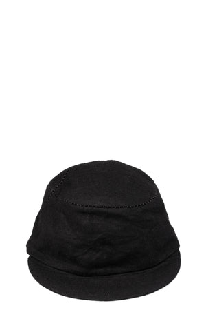 Wool linen field cap