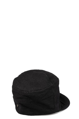 Wool linen field cap