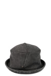 Cotton cupro derby hat, Carbon
