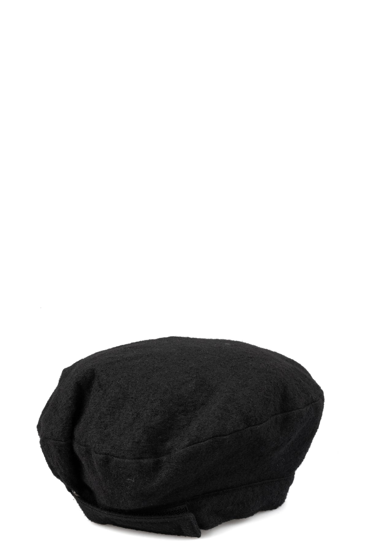 Wool beret, Black