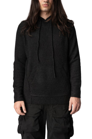 Mohair rag hoodie