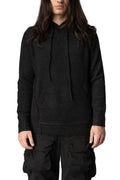 Mohair rag hoodie