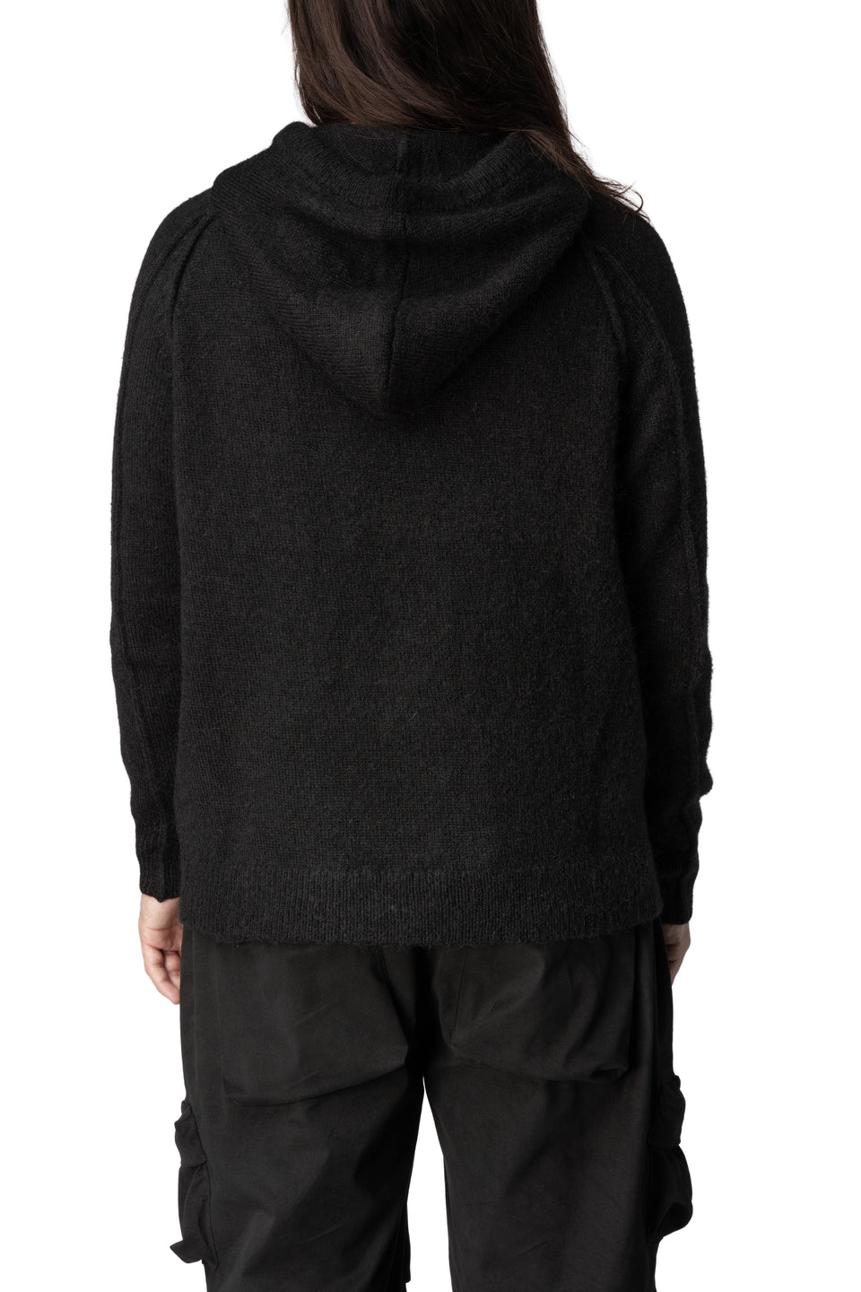 Mohair rag hoodie