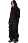 Mohair rag crewneck sweater