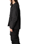 Max Cargo textured nylon overshirt