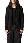 Mohair rag zip hoodie