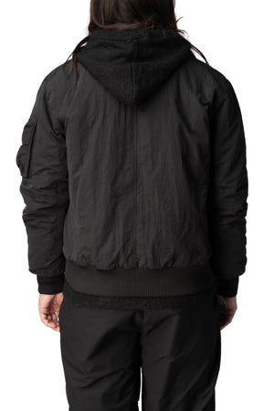 Trace padded bomber jacket