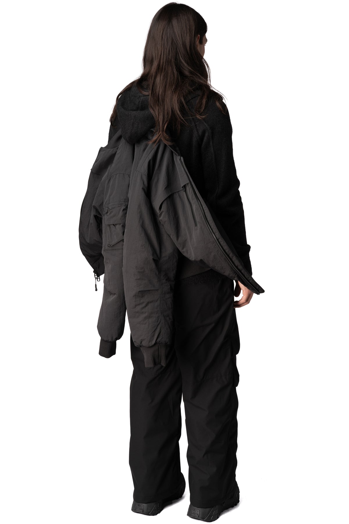 Trace padded bomber jacket