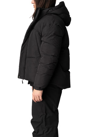 MAG-4 liquid nylon hooded down jacket