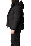MAG-4 liquid nylon hooded down jacket