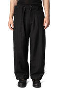 "Hidden Arc" wool trousers