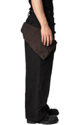 "Hidden Arc" wool trousers